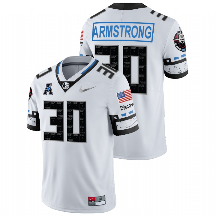 men ucf knights bryson armstrong 2021 22 college football space game white jersey