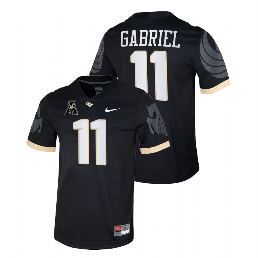 men ucf knights dillon gabriel 2021 22 college football black jersey