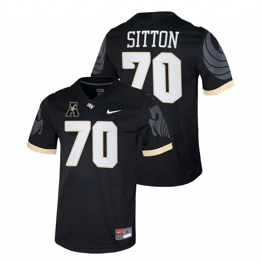 men ucf knights josh sitton nfl alumni college football black jersey