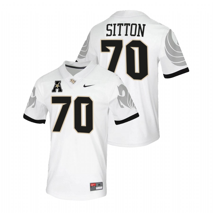 men ucf knights josh sitton nfl alumni college football white jersey