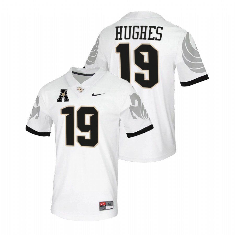 men ucf knights mike hughes nfl alumni college football white jersey