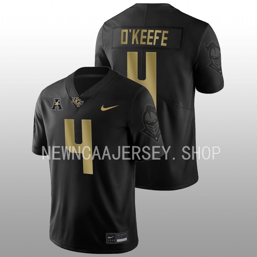 men ucf knights ryan o'keefe 2022 game alternate football black jersey