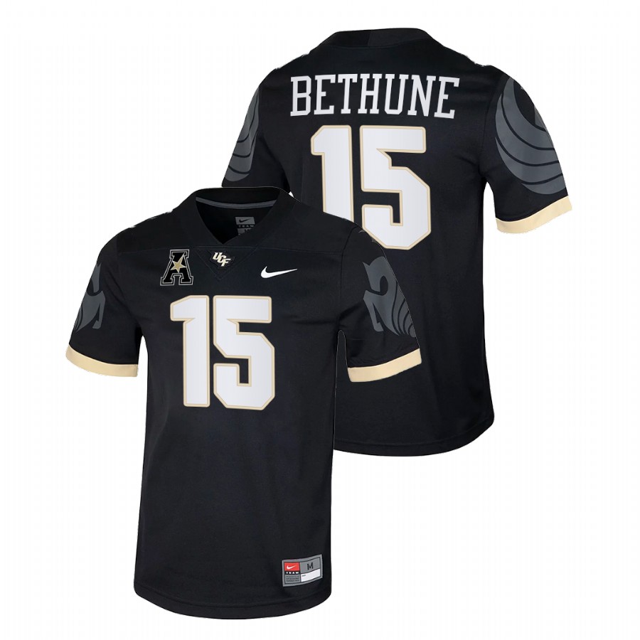 men ucf knights tatum bethune 2021 22 college football black jersey
