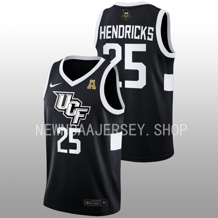 men ucf knights taylor hendricks 2022 23 away college basketball black jersey