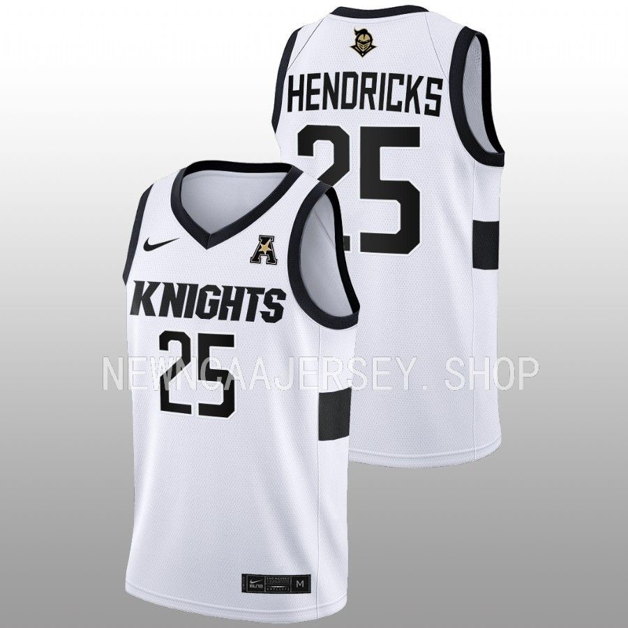 men ucf knights taylor hendricks 2022 23 home college basketball white jersey
