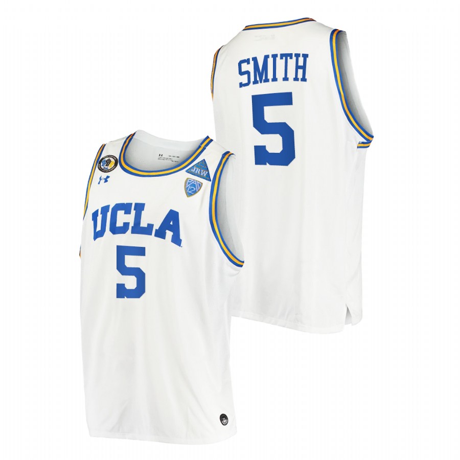 men ucla bruins chris smith stand together college basketball white jersey