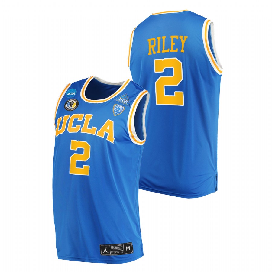men ucla bruins cody riley college basketball blue jersey