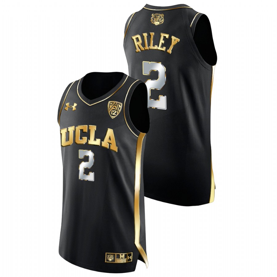 men ucla bruins cody riley college basketball golden edition black jersey