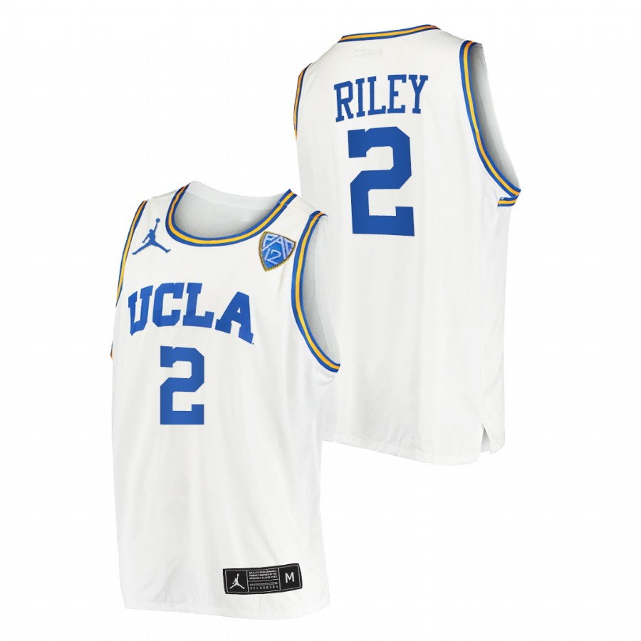men ucla bruins cody riley college basketball white jersey