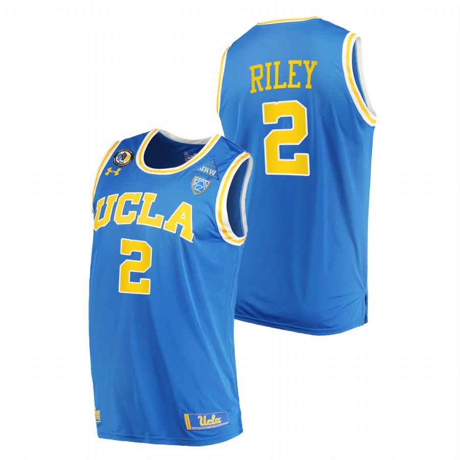 men ucla bruins cody riley stand together college basketball blue jersey