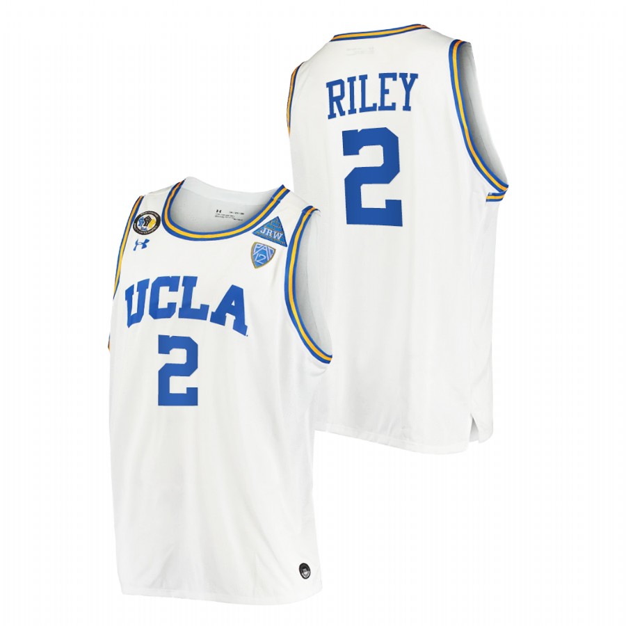 men ucla bruins cody riley stand together college basketball white jersey