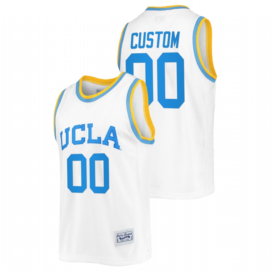 men ucla bruins custom commemorative classic white jersey
