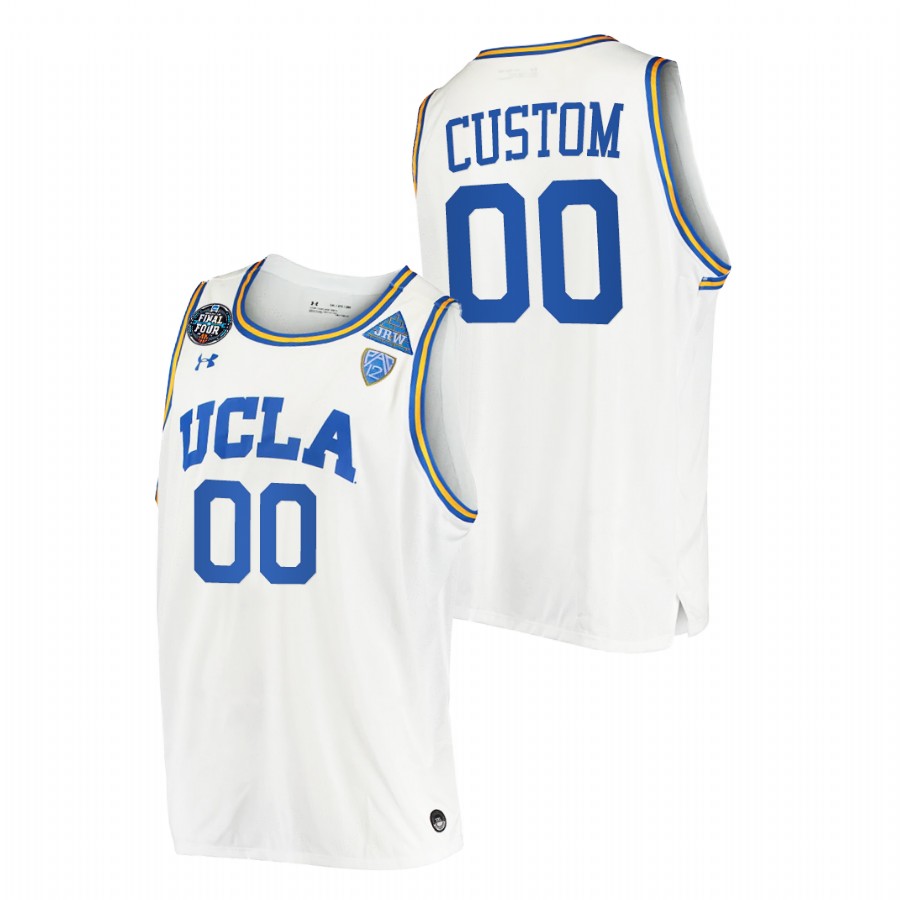 men ucla bruins custom jrw 2021 march madness final four white jersey