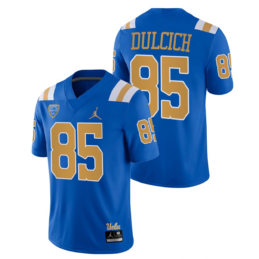 men ucla bruins greg dulcich 2022 nfl draft college football blue jersey