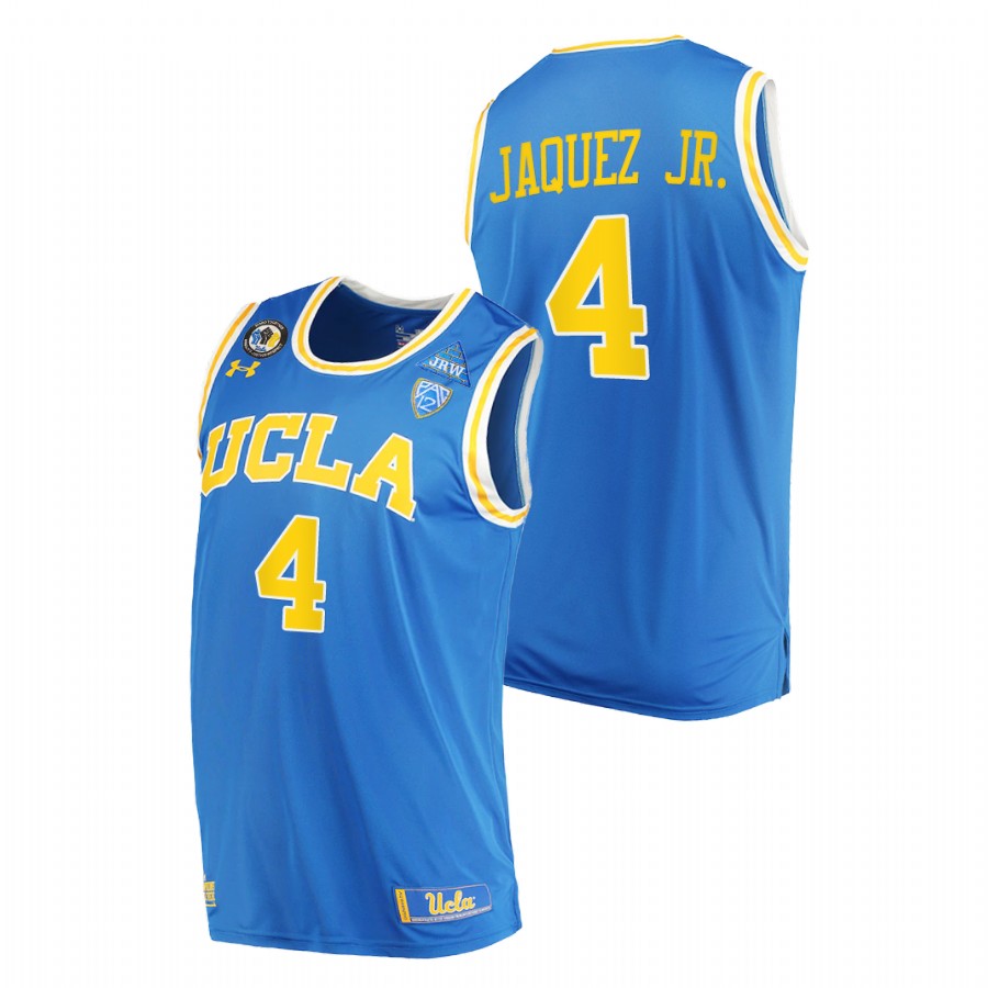 men ucla bruins jaime jaquez jr. 2021 march madness elite 8 college basketball blue jersey