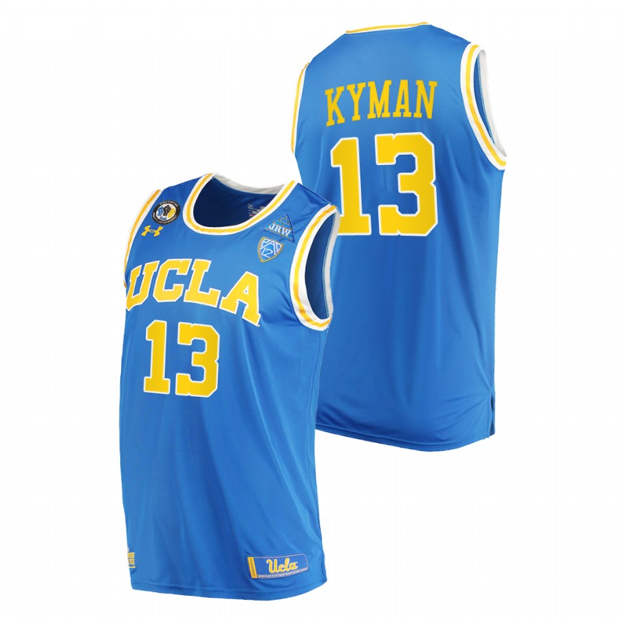 men ucla bruins jake kyman stand together college basketball blue jersey