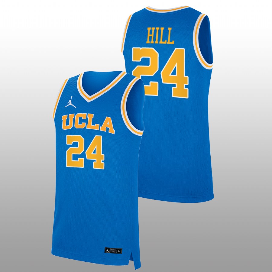 men ucla bruins jalen hill college basketball royal jersey