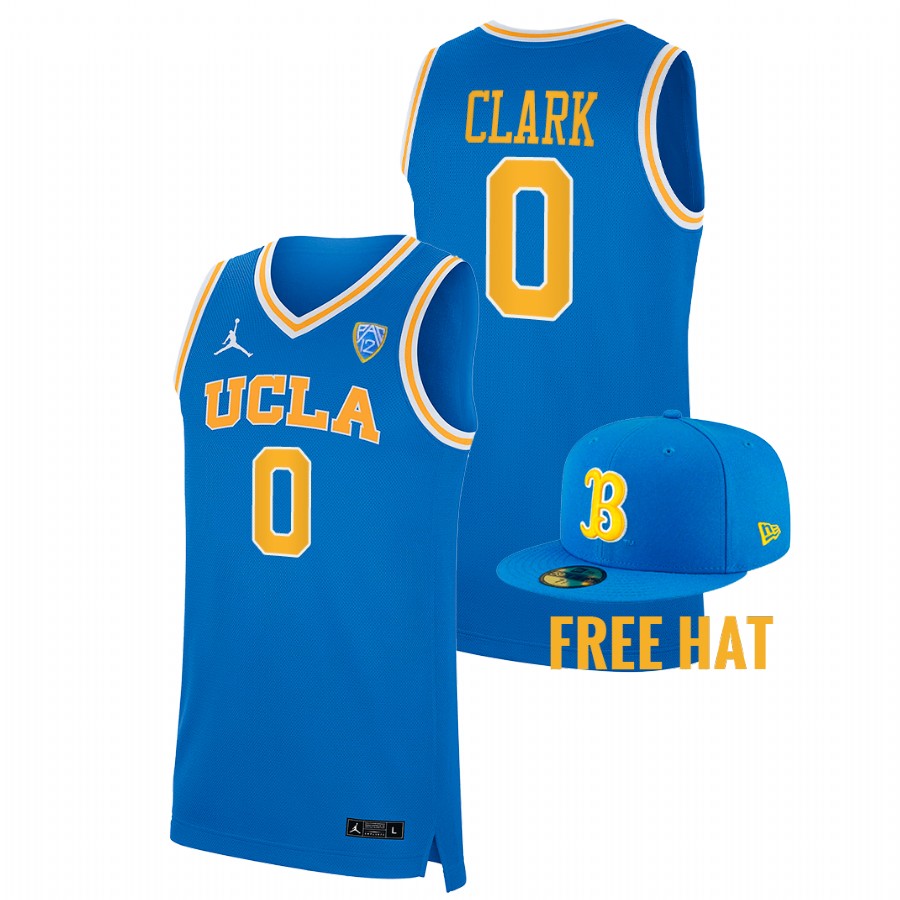 men ucla bruins jaylen clark 2022 23 free hat college basketball blue jersey