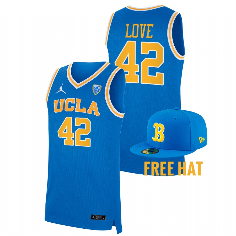men ucla bruins kevin love free hat college basketball blue jersey