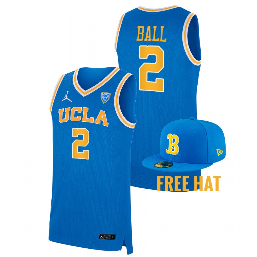 men ucla bruins lonzo ball free hat college basketball blue jersey