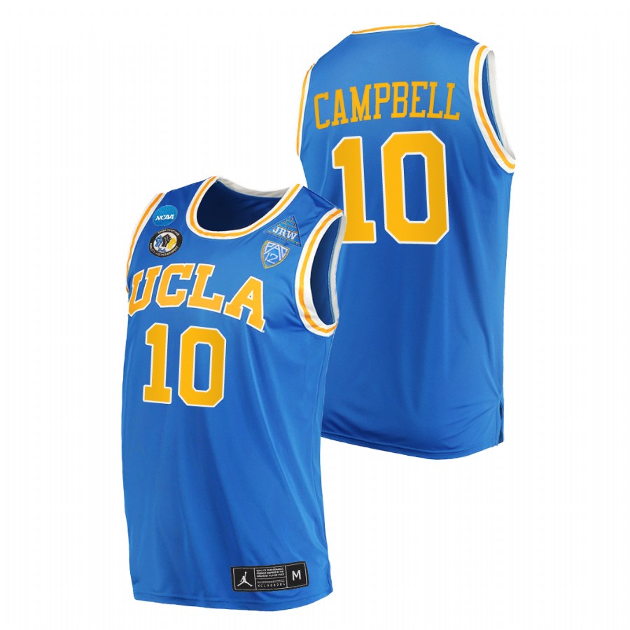 men ucla bruins tyger campbell college basketball blue jersey