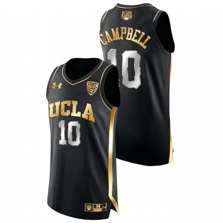 men ucla bruins tyger campbell college basketball golden edition black jersey