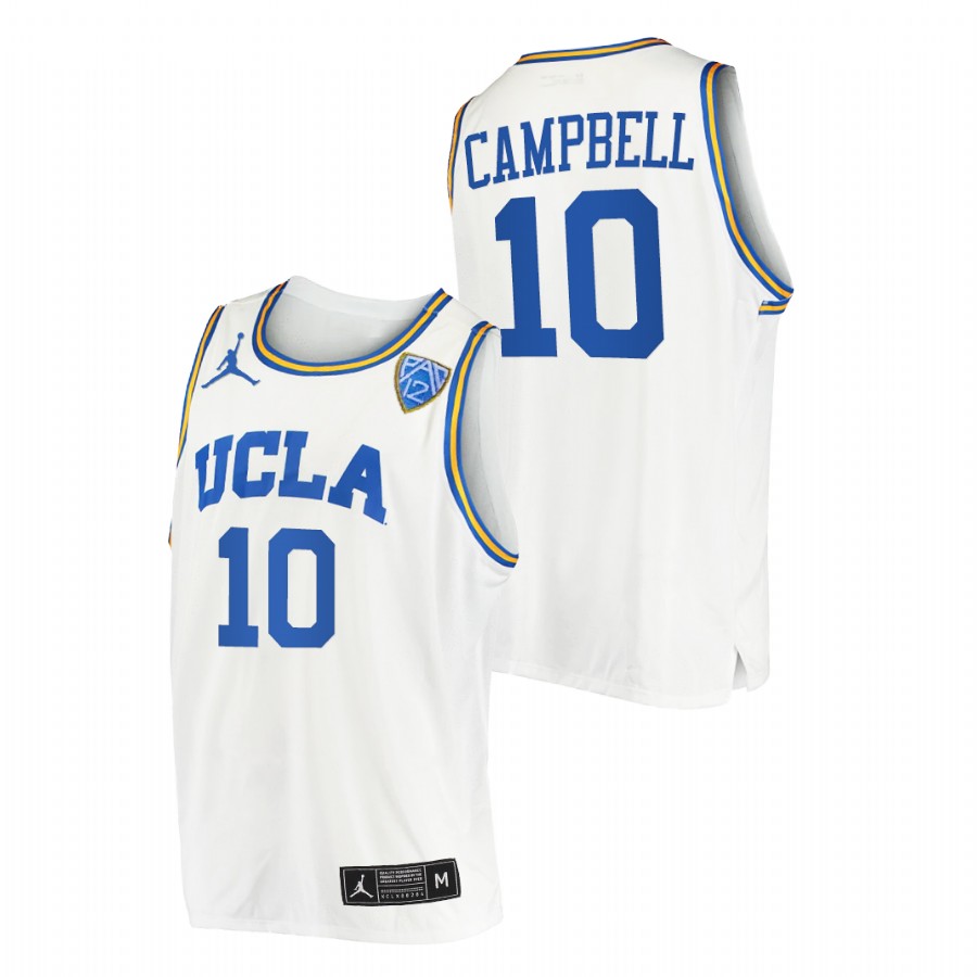 men ucla bruins tyger campbell college basketball white jersey