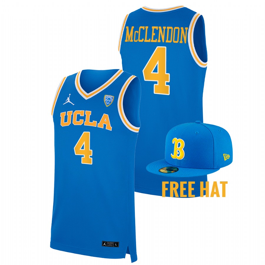 men ucla bruins will mcclendon 2022 23 free hat college basketball blue jersey