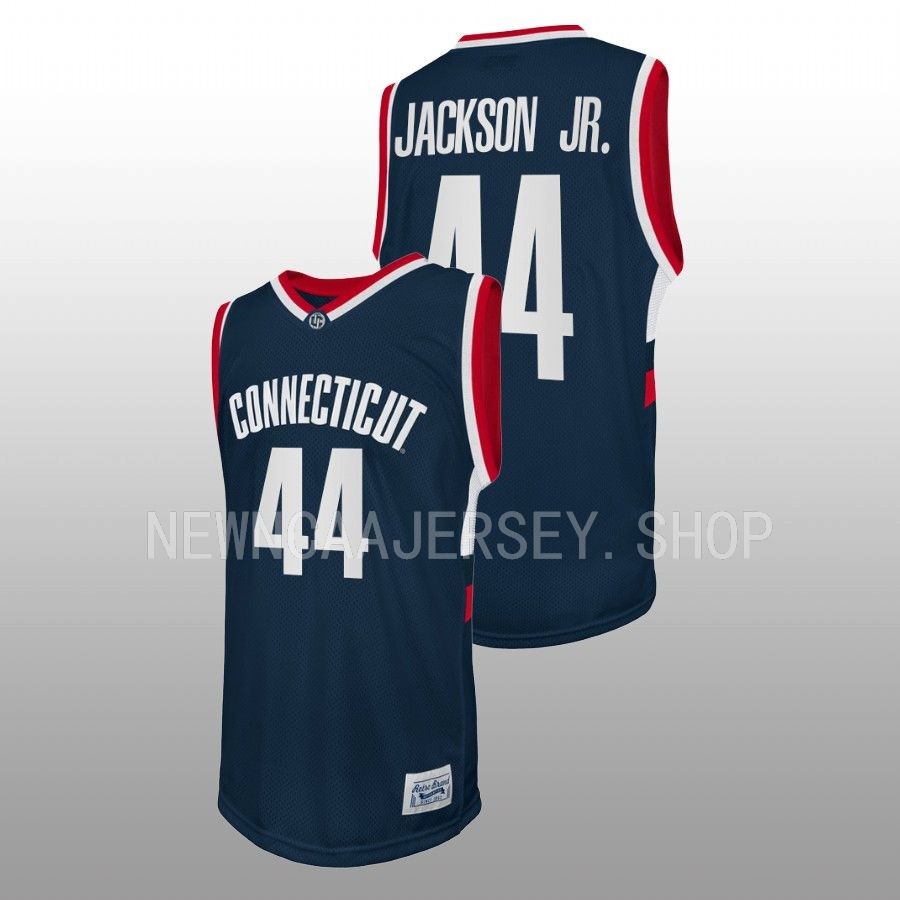 men uconn huskies andre jackson navy retro basketball jersey