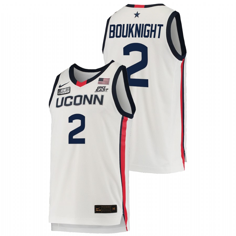 men uconn huskies james bouknight alumni college basketball white jersey