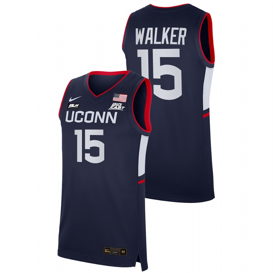 men uconn huskies kemba walker 2021 22 alumni college basketball navy jersey