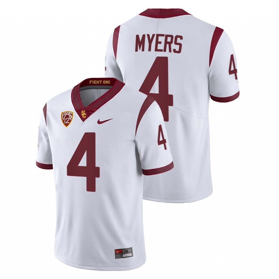 men usc trojans braxton myers 2022 23 college football white jersey