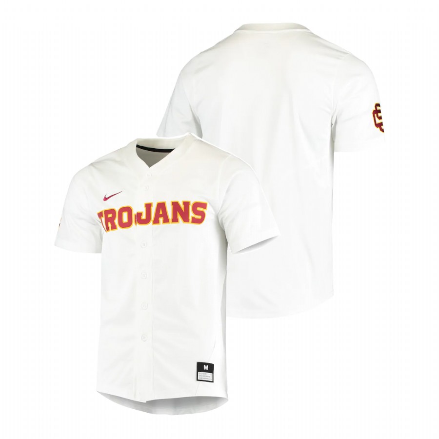 men usc trojans custom vapor untouchable elite college baseball white jersey