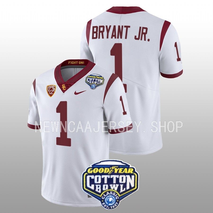 men usc trojans gary bryant jr. college football 2023 cotton bowl white jersey