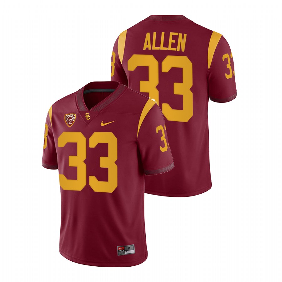 men usc trojans marcus allen limited college football cardinal jersey