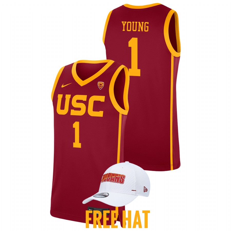 men usc trojans nick young nba alumni college basketball cardinal jersey
