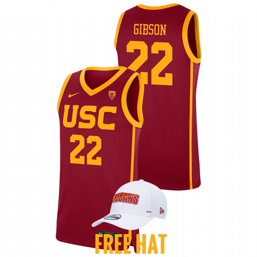 men usc trojans taj gibson nba alumni college basketball cardinal jersey