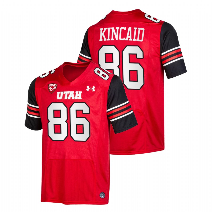 men utah utes dalton kincaid 2021 22 replica college football red jersey