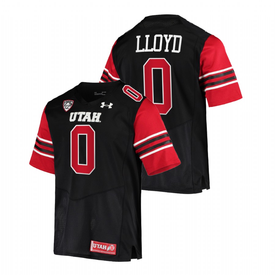 men utah utes devin lloyd 2021 22 premier college football black jersey
