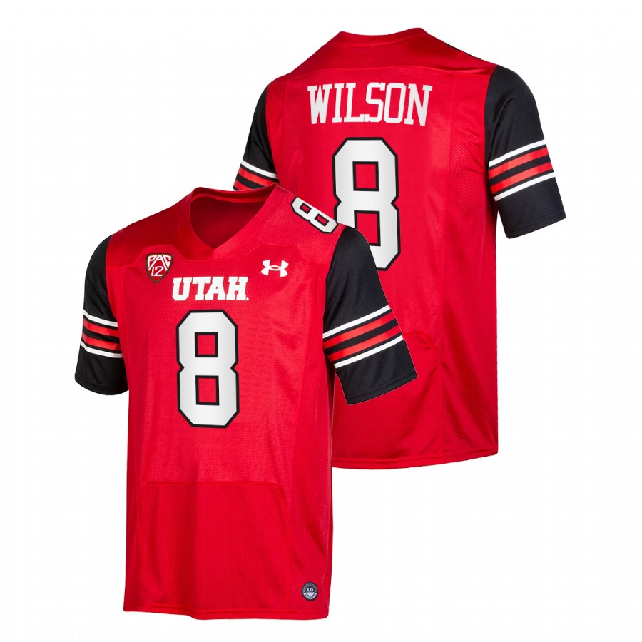 men utah utes larry wilson nfl alumni college football red jersey