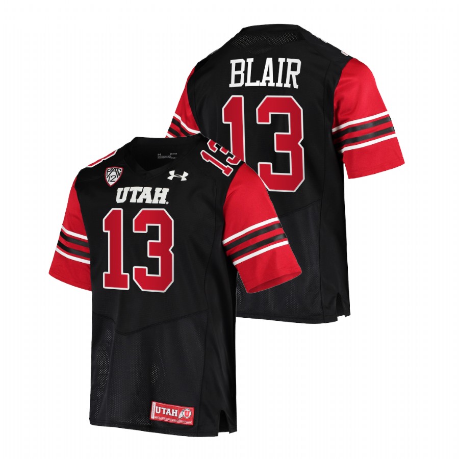 men utah utes marquise blair nfl alumni college football black jersey