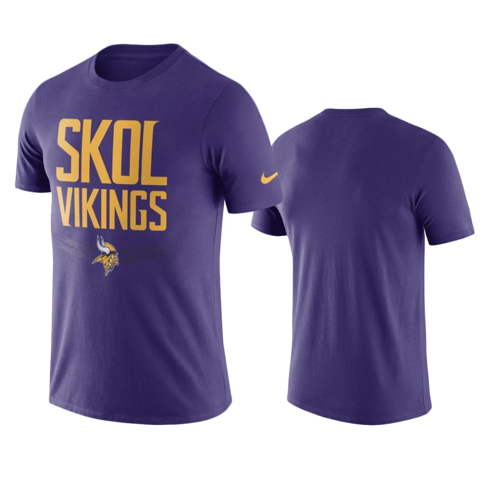 men vikings purple skol vikings t shirt