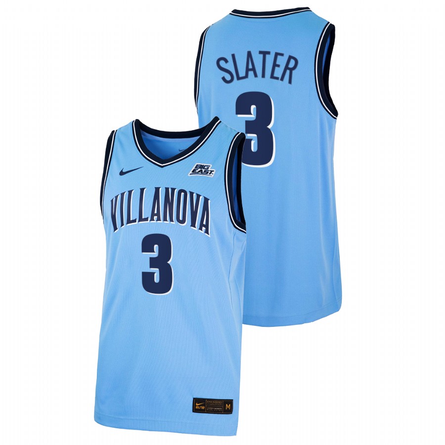 men villanova wildcats brandon slater 2021 22 alternate college basketball blue jersey