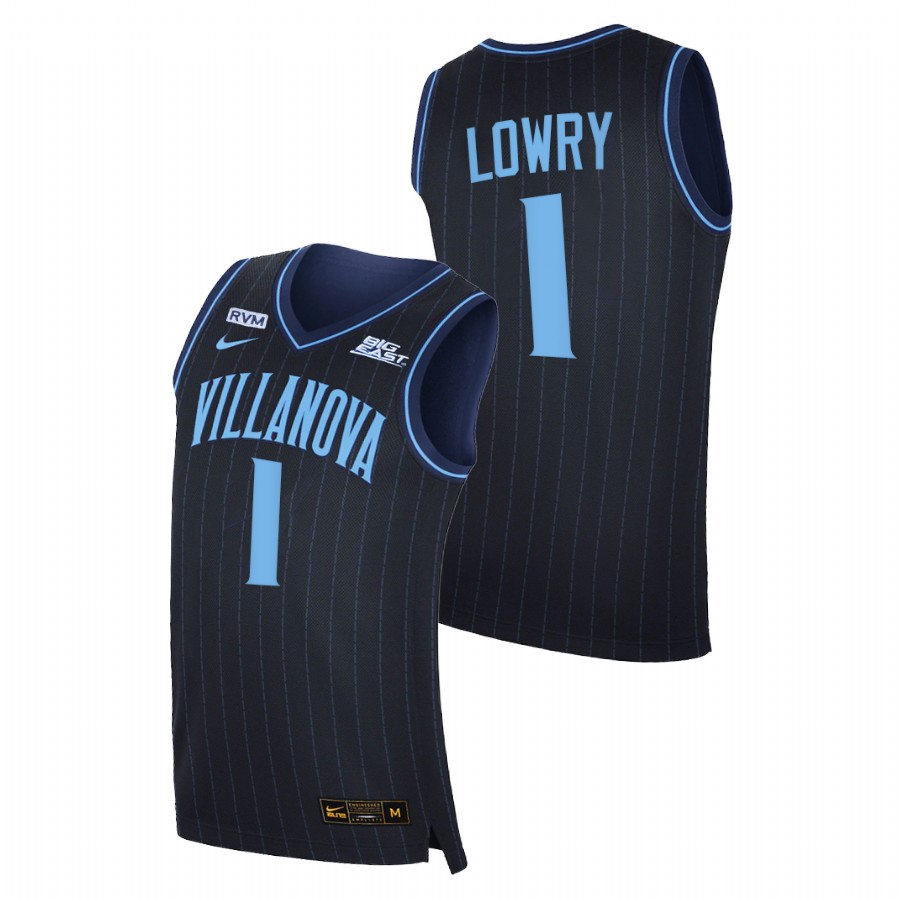 men villanova wildcats kyle lowry 2020 21 college basketball big east navy jersey