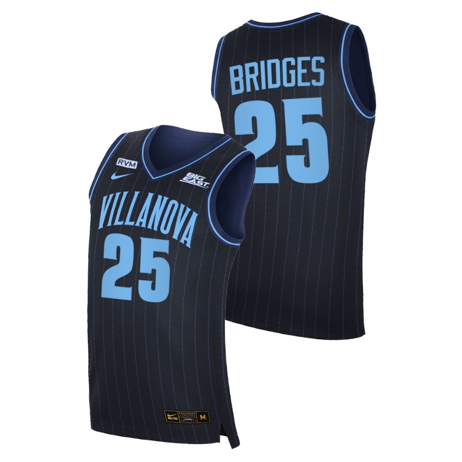 men villanova wildcats mikal bridges 2020 21 college basketball big east navy jersey