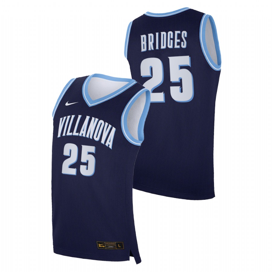 men villanova wildcats mikal bridges college basketball replica navy jersey