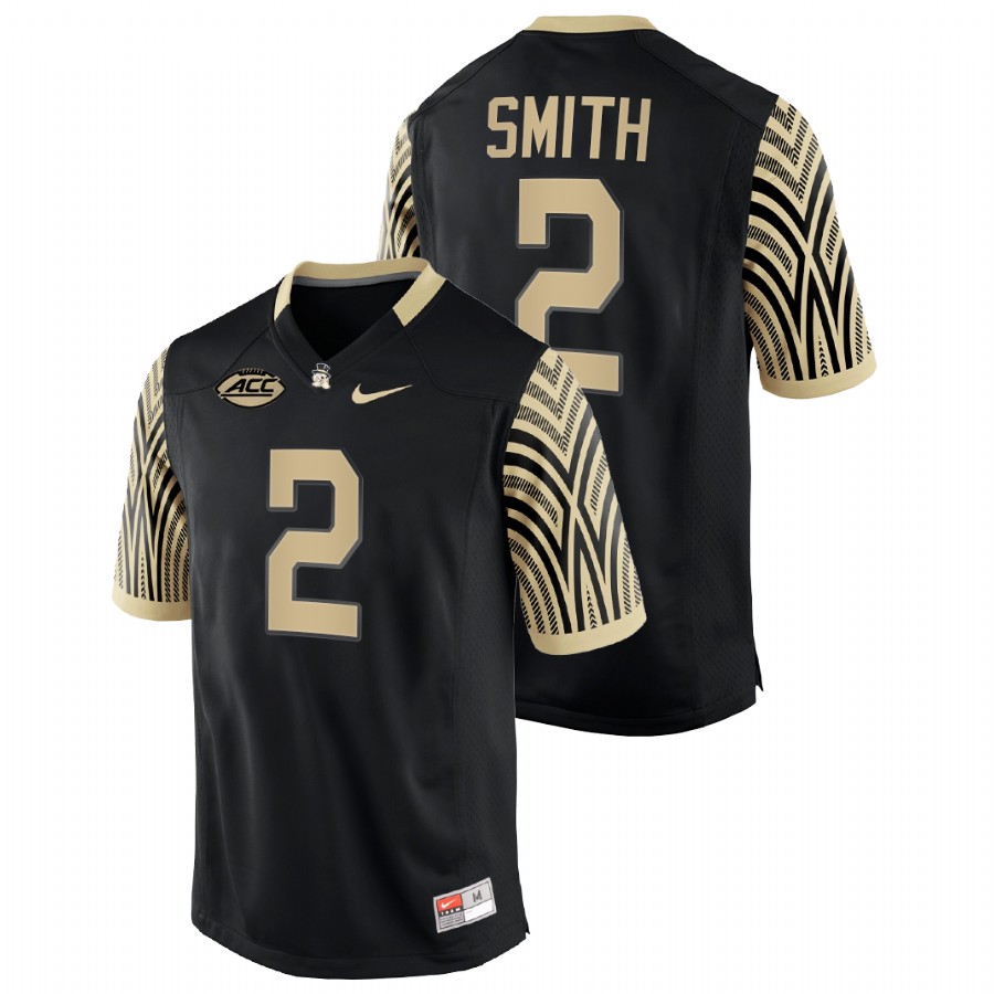 men wake forest demon deacons alphonso smith nfl college football black jersey
