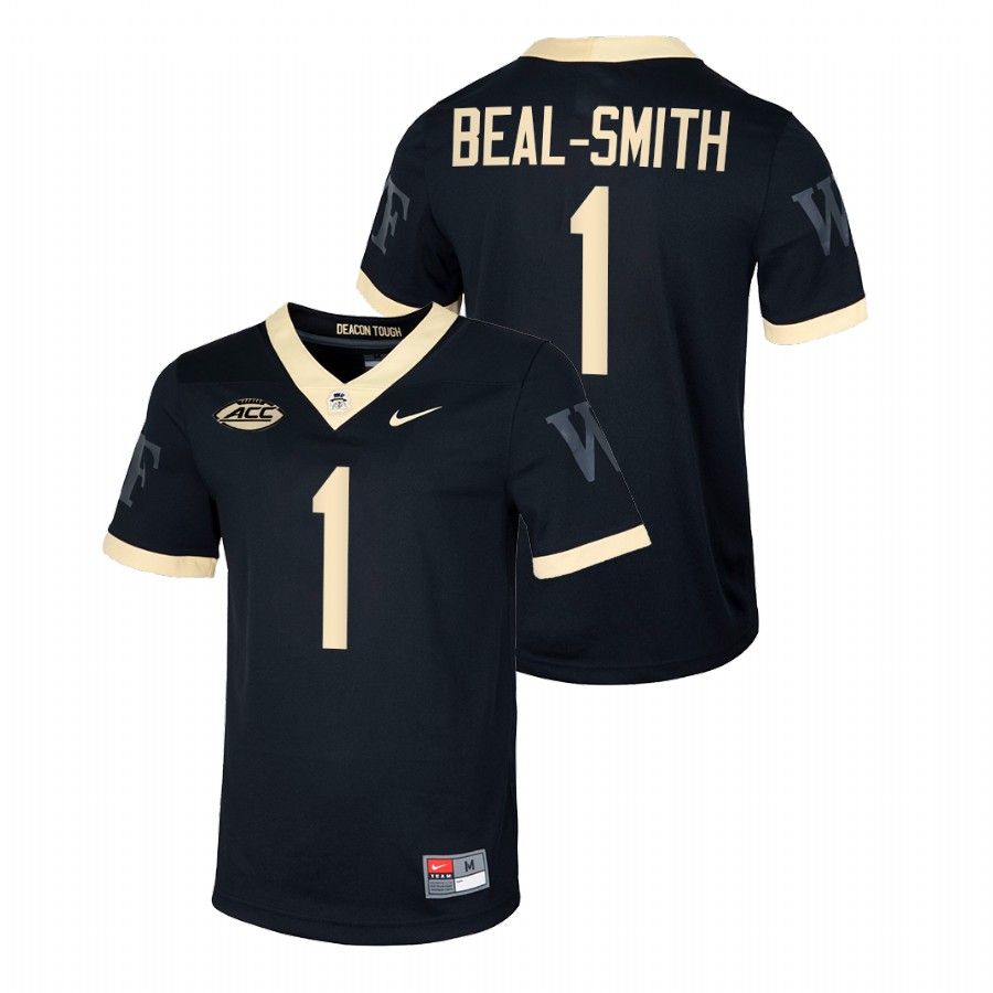 men wake forest demon deacons christian beal smith 2021 22 football untouchable black jersey