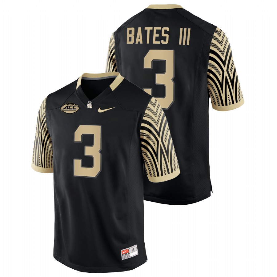 men wake forest demon deacons jessie bates iii nfl alumni college football black jersey