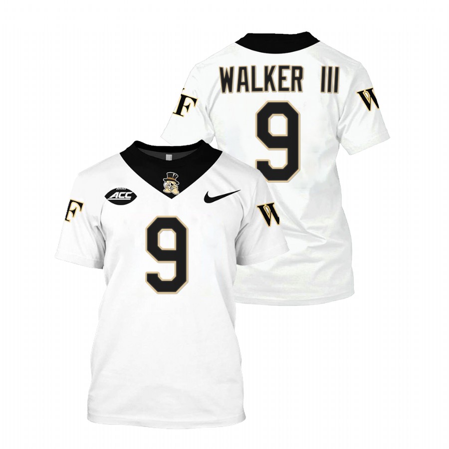 men wake forest demon deacons kenneth walker iii 2021's greatest transfer college football white jersey